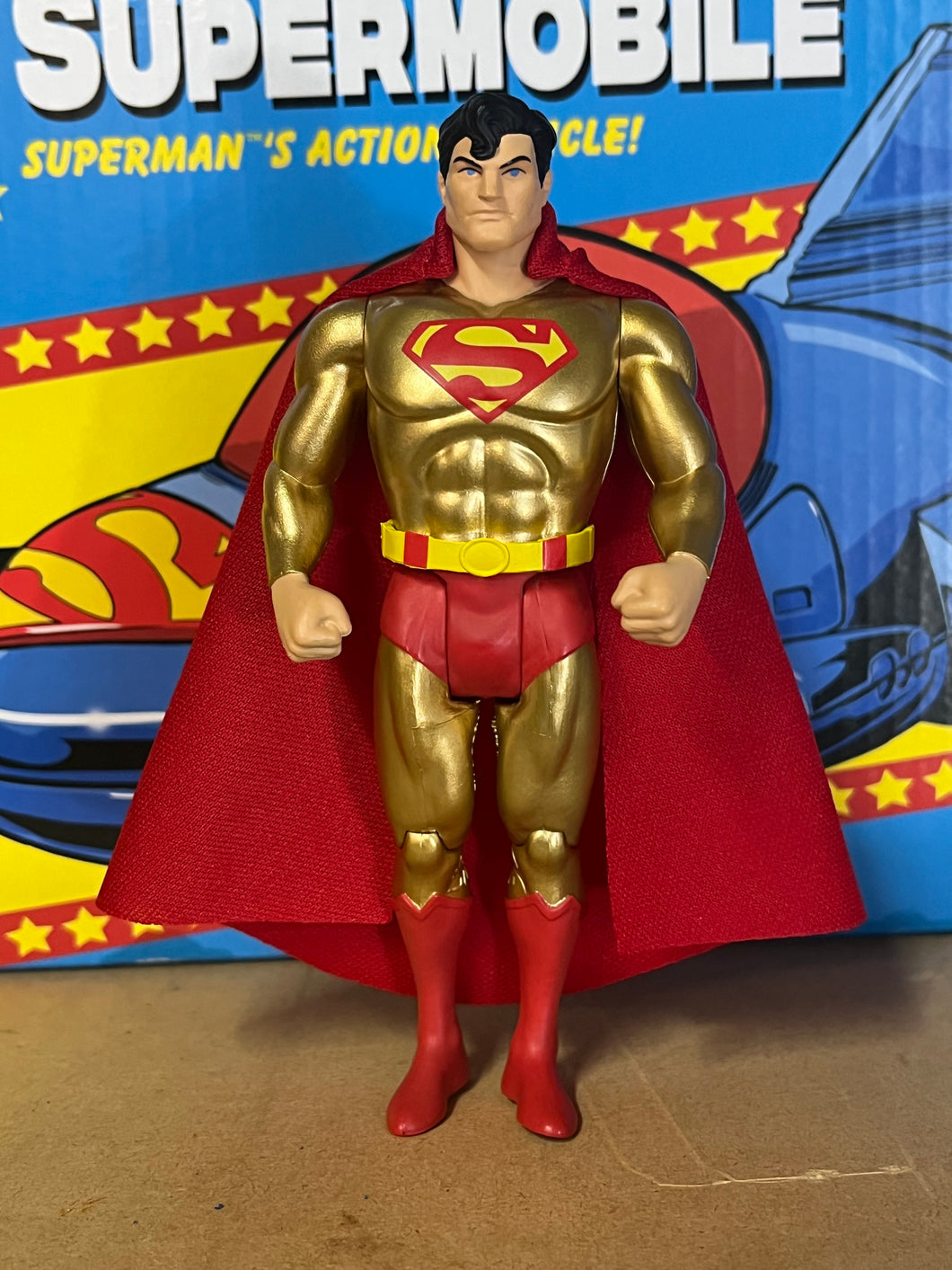 McFarlane Super Powers Wave 7 Golden Superman Cape